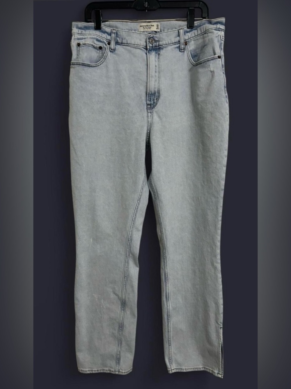 Abercrombie Light Wash Straight Leg Jeans